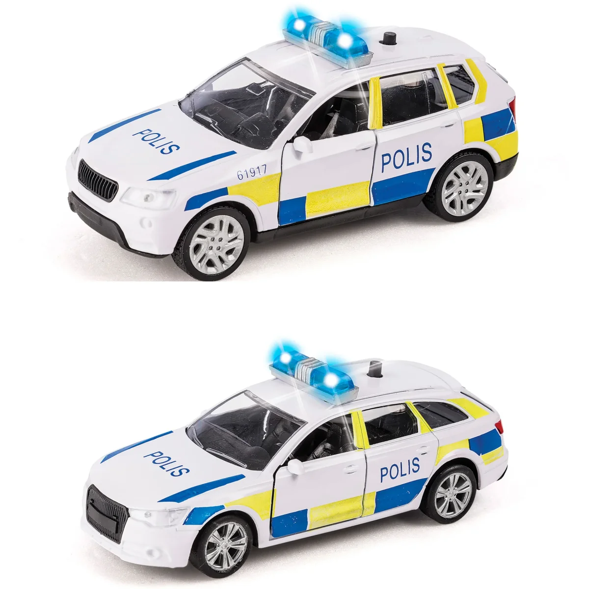 Polisbil med ljus och ljud | Leksaksfordon - Bild 2