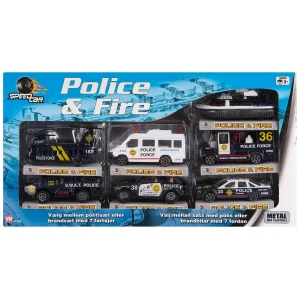 Polisbil Set | Leksaksfordon | Speed